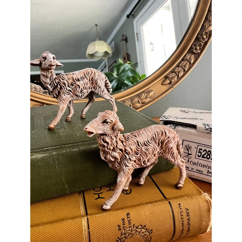 Fontanini Sheep Set of 3 Nativity Village Figurines Italy 52899 3 Inch Scale